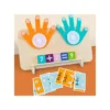 Juego Didáctico Sumar Restar Con Dedos Para Niños Montessori