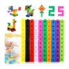 Cubos Multiencaje Unifix 100 Piezas Niños Aprendizaje