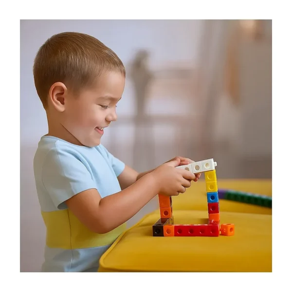 Cubos Multiencaje Unifix 100 Piezas Niños Aprendizaje