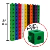 Cubos Multiencaje Unifix 100 Piezas Niños Aprendizaje