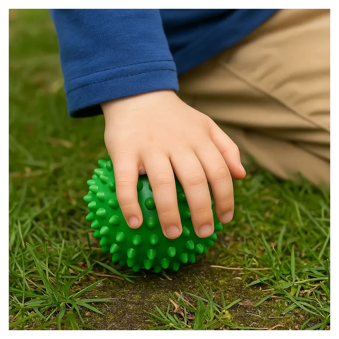 Pelota Sensorial De Masaje Con Púas 7 Cm - Imagen 3