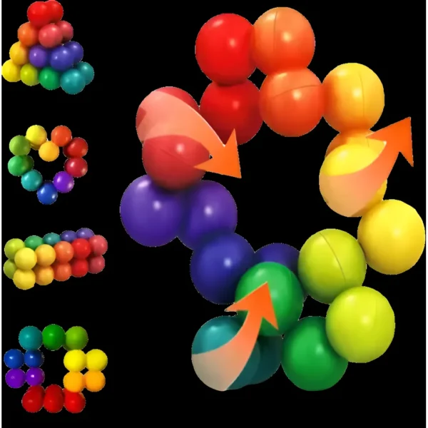 Bolas Magicas Sensoriales Antiestrés Y De Estimulación