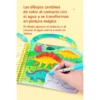 Libro Mágico De Pintura Con Agua Reutilizable Y Educativo