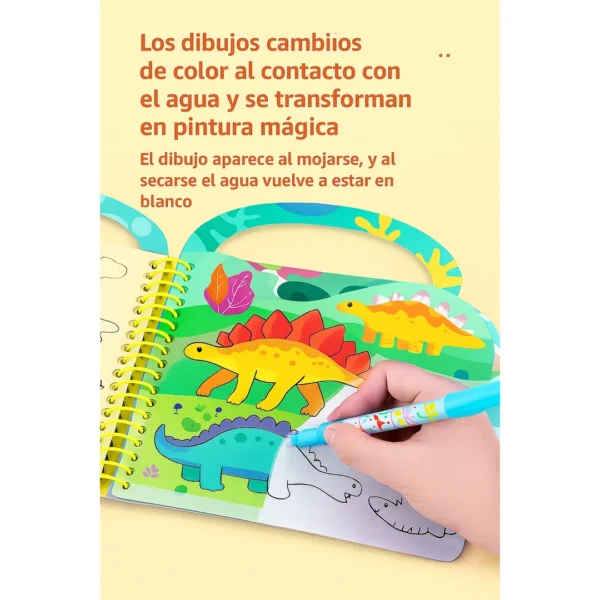 Libro Mágico De Pintura Con Agua Reutilizable Y Educativo
