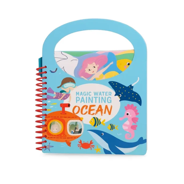Libro Mágico De Pintura Con Agua Reutilizable Y Educativo