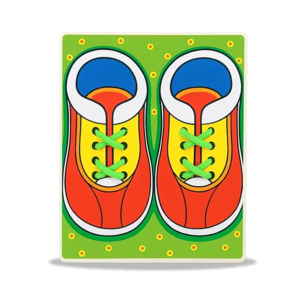 Juego Didáctico Para Aprender A Amarrar Cordones -montessori