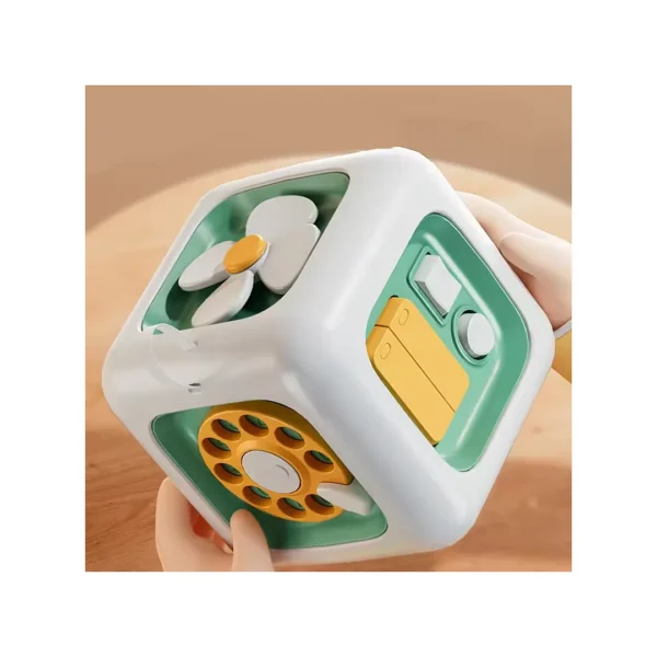 Cubo Sensorial Educativo 6 En 1 Montessori - Bebes