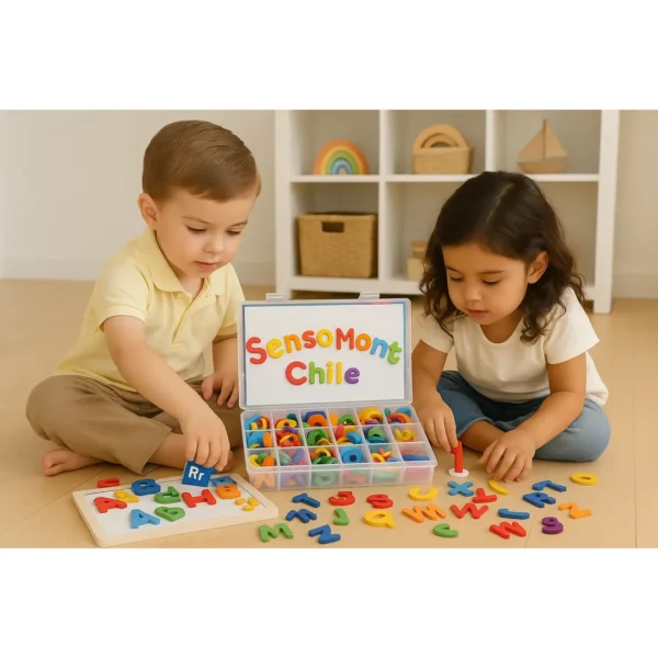 Imanes Didácticos Letras Y Números Toyssa 253 Pzs Abecedario