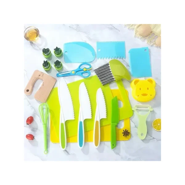 Juego De Cocina Montessori 17 Piezas Para Niños
