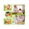 Juego De Cocina Montessori 17 Piezas Para Niños