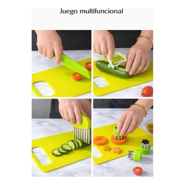 Juego De Cocina Montessori 17 Piezas Para Niños