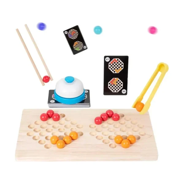 Tablero Clasificacion Juego Motricidad Bead Fight Montessori
