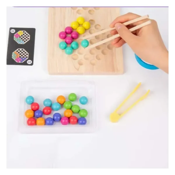 Tablero Clasificacion Juego Motricidad Bead Fight Montessori