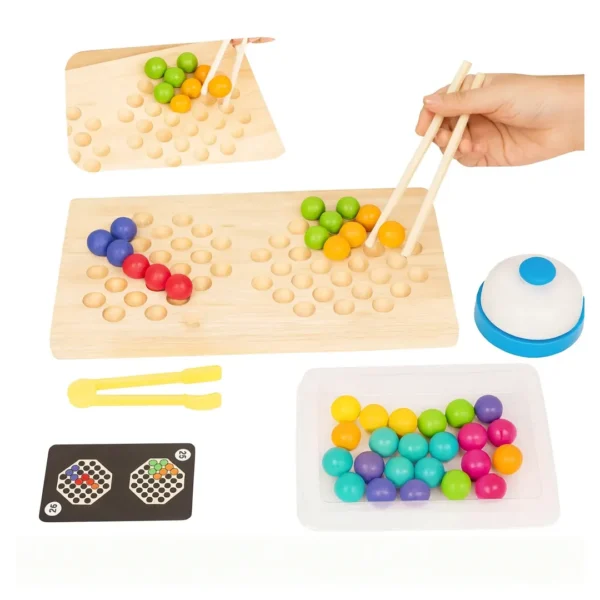 Tablero Clasificacion Juego Motricidad Bead Fight Montessori