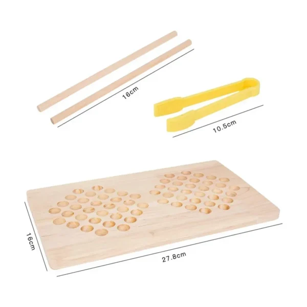 Tablero Clasificacion Juego Motricidad Bead Fight Montessori