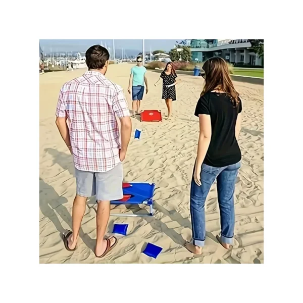 Cornhole Infantil Portátil Exterior Rojo 1 Pza