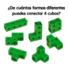 Cubos Multiencaje Unifix 100 Piezas Niños Aprendizaje 10 Col