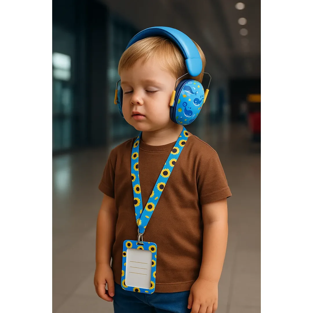 Portacredencial + Lanyard Sunflower Girasol - Discapacidad - Imagen 5