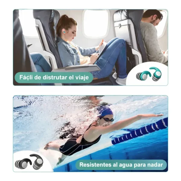 SM-118-06.webp Tapones Auditivos Silicona Reutilizables Suave Cancelacion