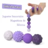Bolas Sensoriales Magnéticas De Silicona Juguete Antiestrés