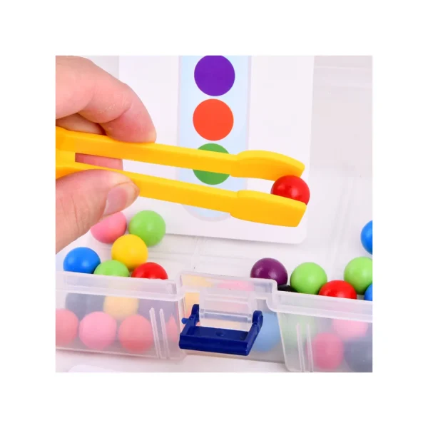 Juego Didáctico Tubos De Ensayo Con Cuentas De Colores Senso