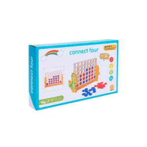 Juego De Conecta 4 De Madera Para Niños