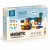 Bloques Magnéticos Montessori Construcción Educativa 45 Pcs