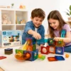 Bloques Magnéticos Montessori Construcción Educativa 45 Pcs