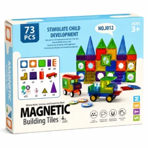 Bloques Magnéticos Montessori Construcción Educativa 73 Pcs