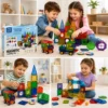 Bloques Magnéticos Montessori Construcción Educativa 73 Pcs