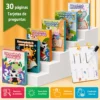 Libro Reutilizable Grafomotricidad Montessori Infantil Cebra