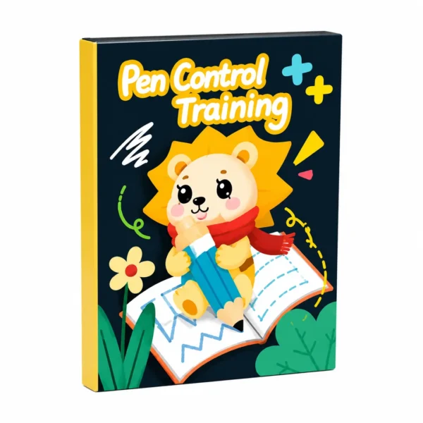Libro Reutilizable Grafomotricidad Montessori Infantil Oso