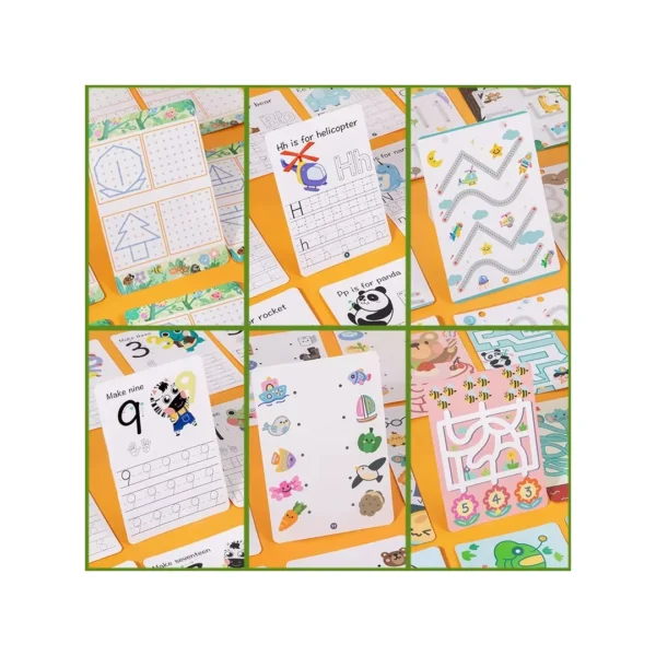 Libro Reutilizable Grafomotricidad Montessori Infantil Oso