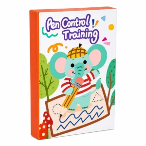 Libro Reutilizable Grafomotricidad Montessori Infantil Elefante