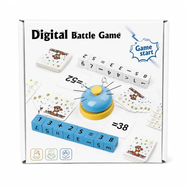 Juego Matemático Montessori Battle Game Infantil Números y Cálculo