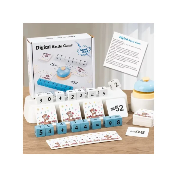 Juego Matemático Montessori Battle Game Infantil Números y Cálculo