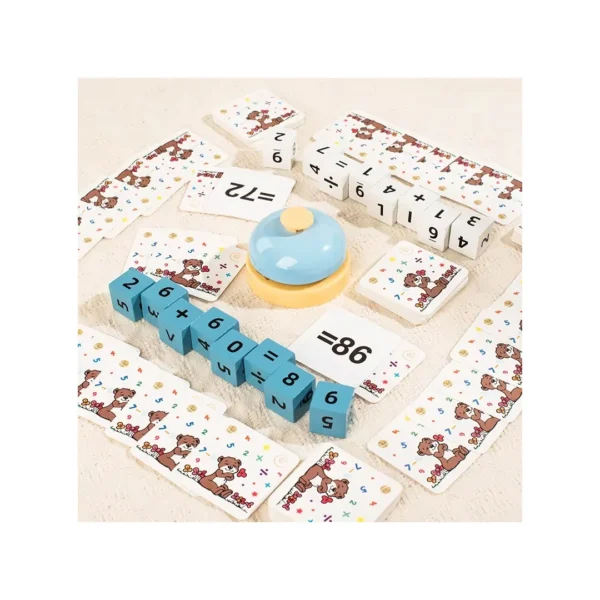 Juego Matemático Montessori Battle Game Infantil Números y Cálculo