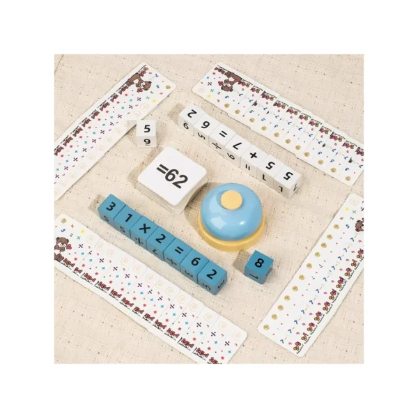 Juego Matemático Montessori Battle Game Infantil Números y Cálculo