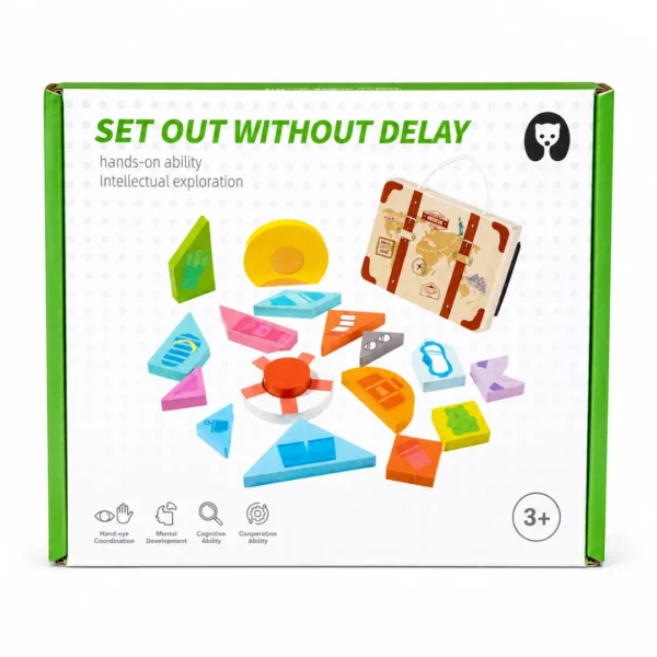 Juego Sensorial Montessori Lógica y Pensamiento Viajamos