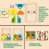 Juego Sensorial Montessori Lógica y Pensamiento Viajamos