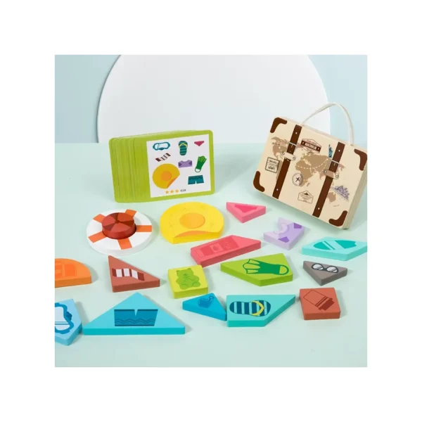 Juego Sensorial Montessori Lógica y Pensamiento Viajamos