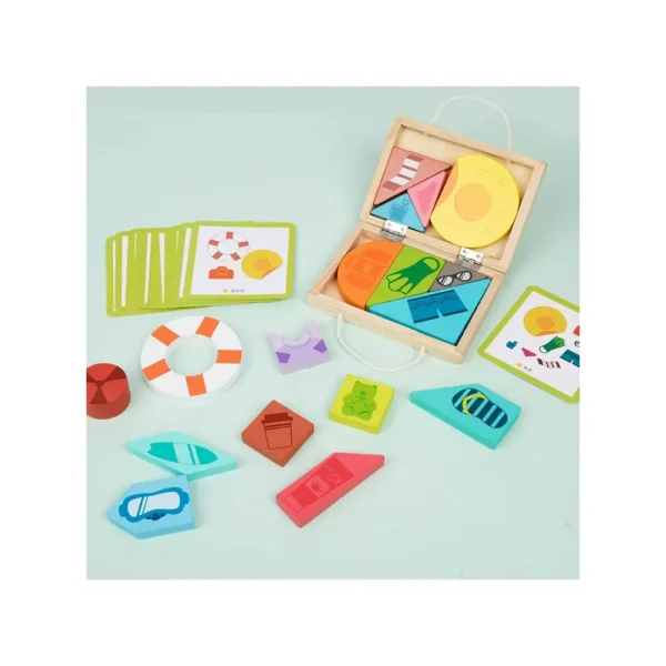 Juego Sensorial Montessori Lógica y Pensamiento Viajamos