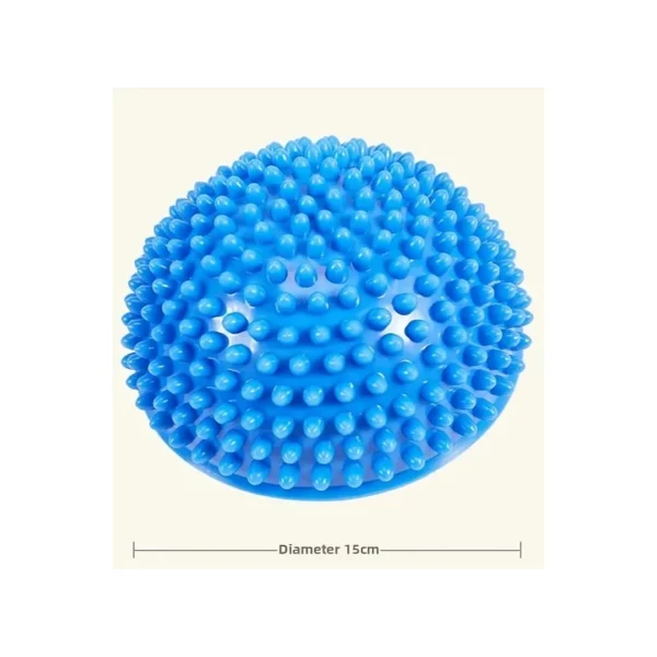 Pelota Mini Bosu Erizo Sensorial Para Niños Con Cea Azul