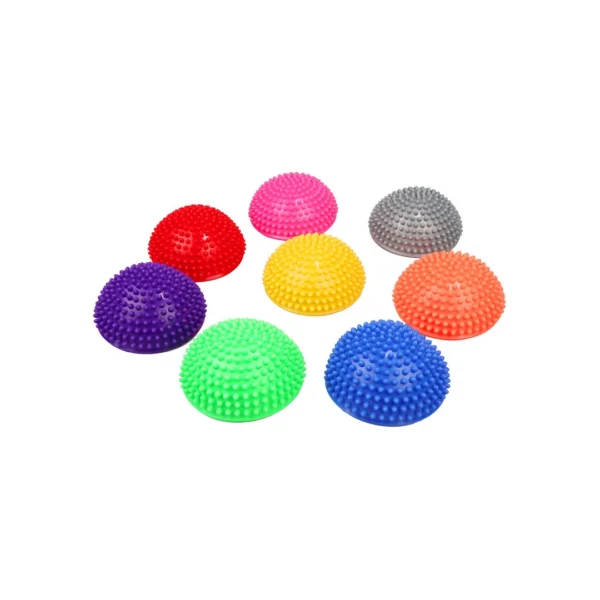 Pelota Mini Bosu Erizo Sensorial Para Niños Con Cea Azul