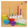 Juego Matemático Montessori Cuentas y Números Madera