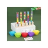 Juego Matemático Montessori Cuentas y Números Madera