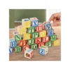Caja de Madera Cubos Montessori Letras y Números Educativos