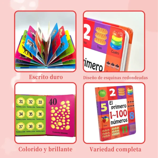 Libro Infantil Mis Primeros 100 Números Educativo Tapa Dura